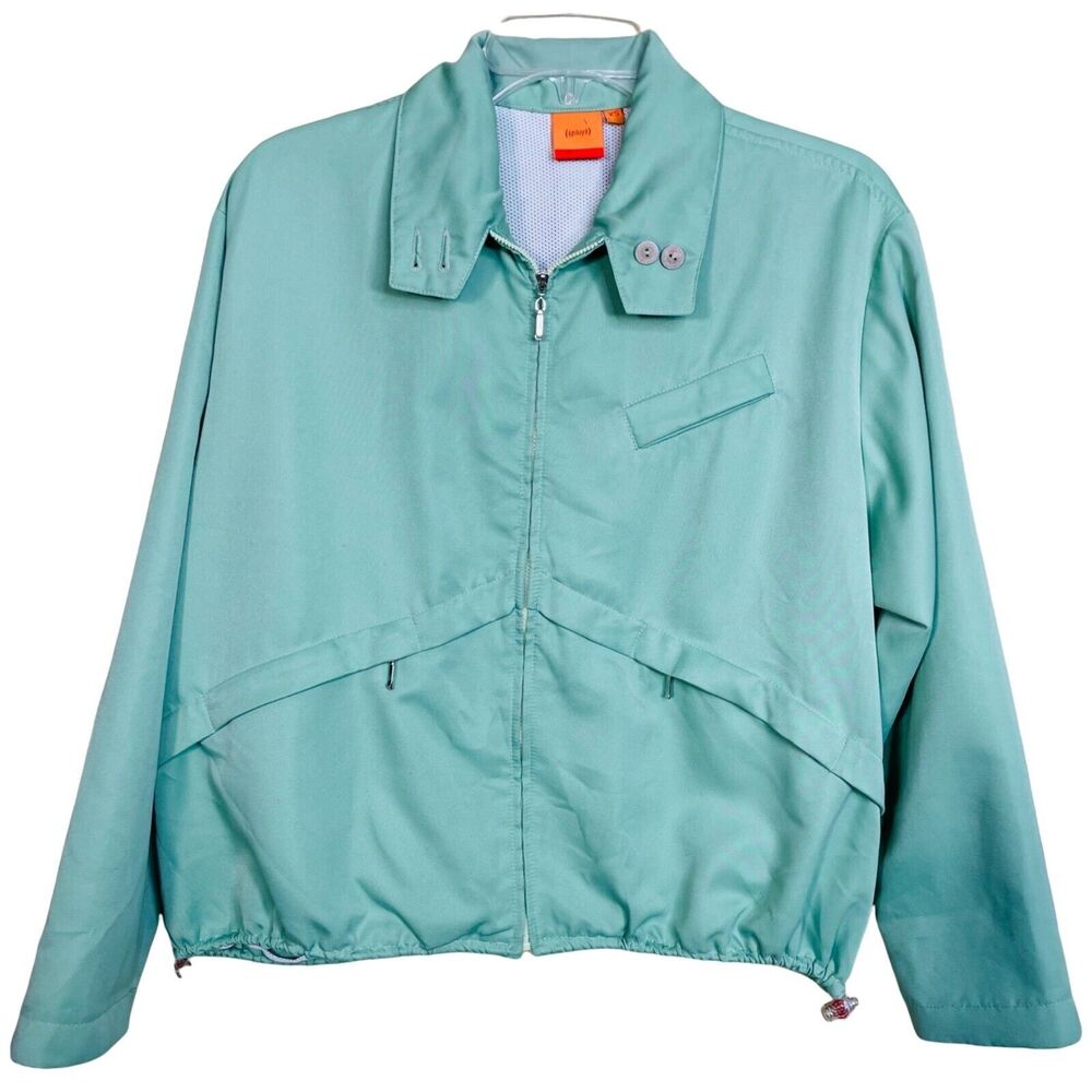 Play Green Zip Up Jacket Coat Size XS